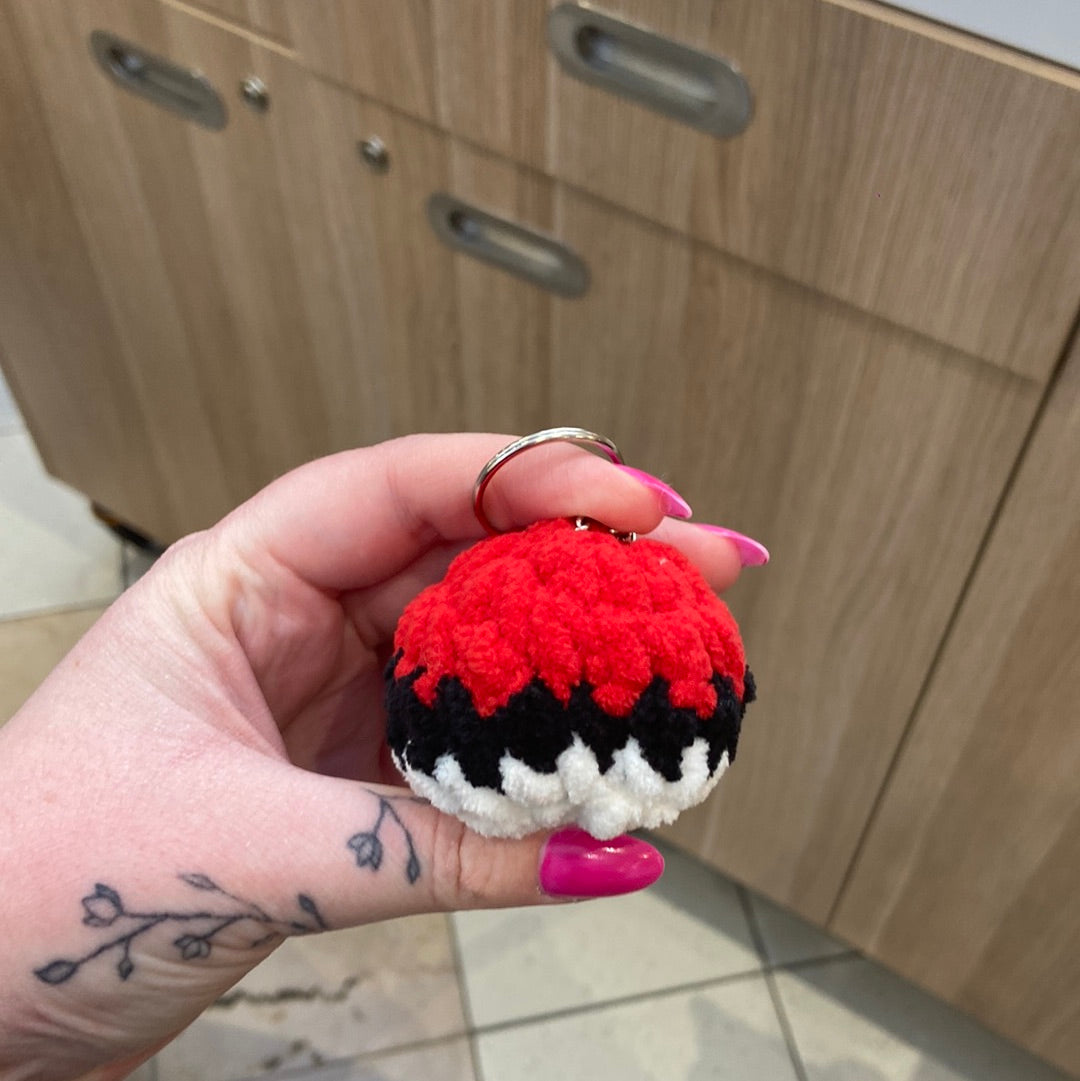Pokeball keychain