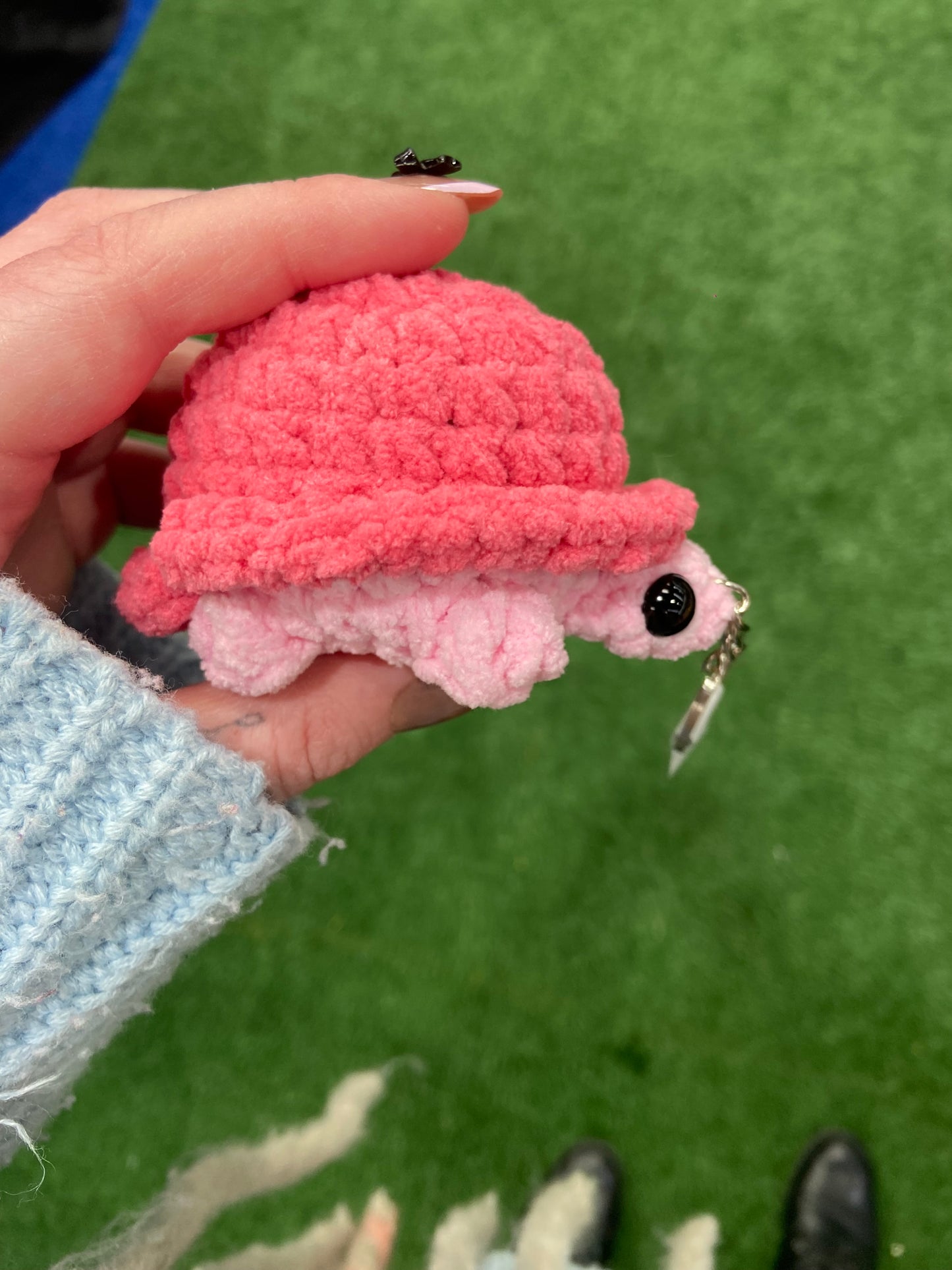Pink Turtle keychain