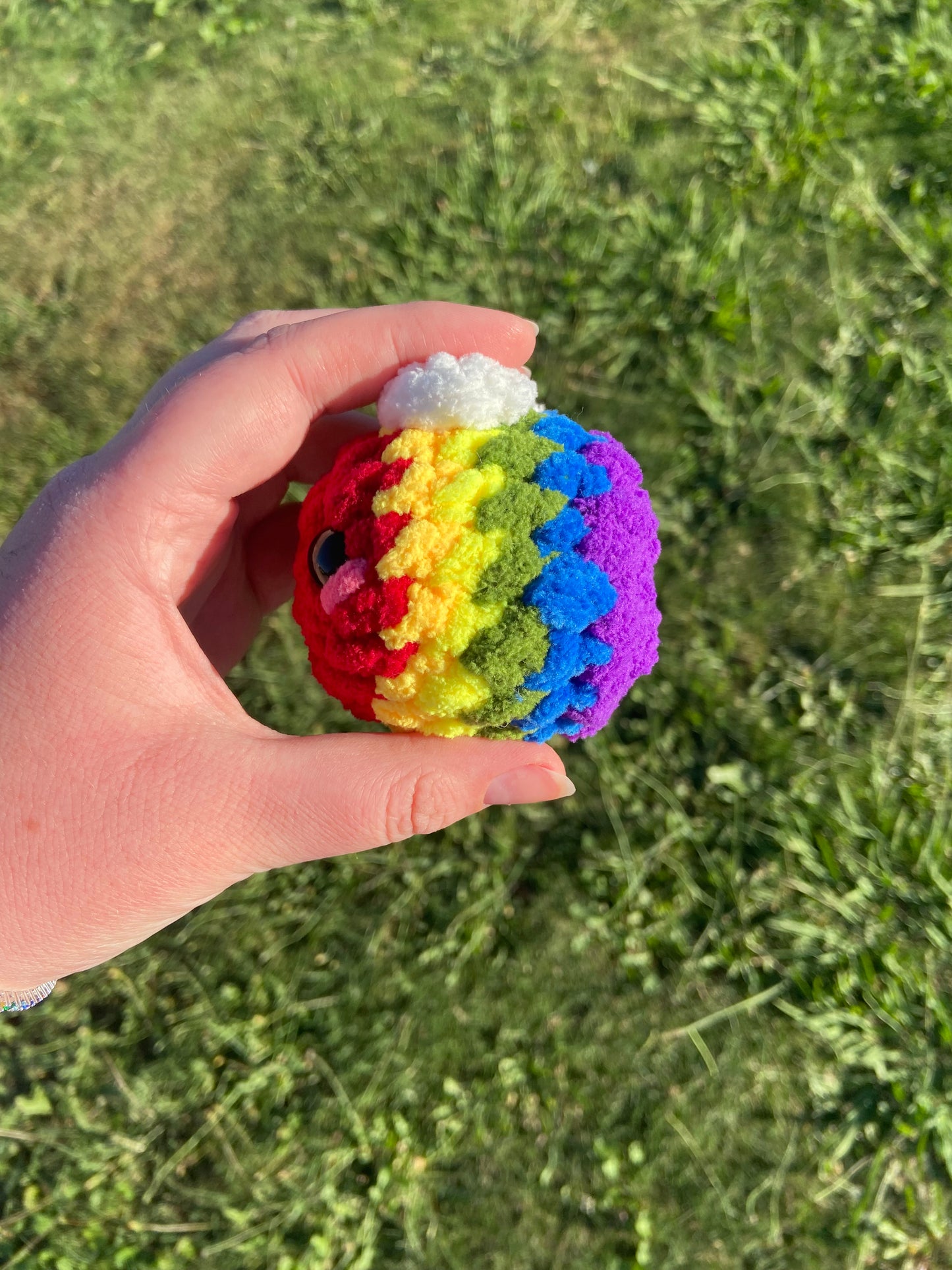 Mini Rainbow Pride Bee