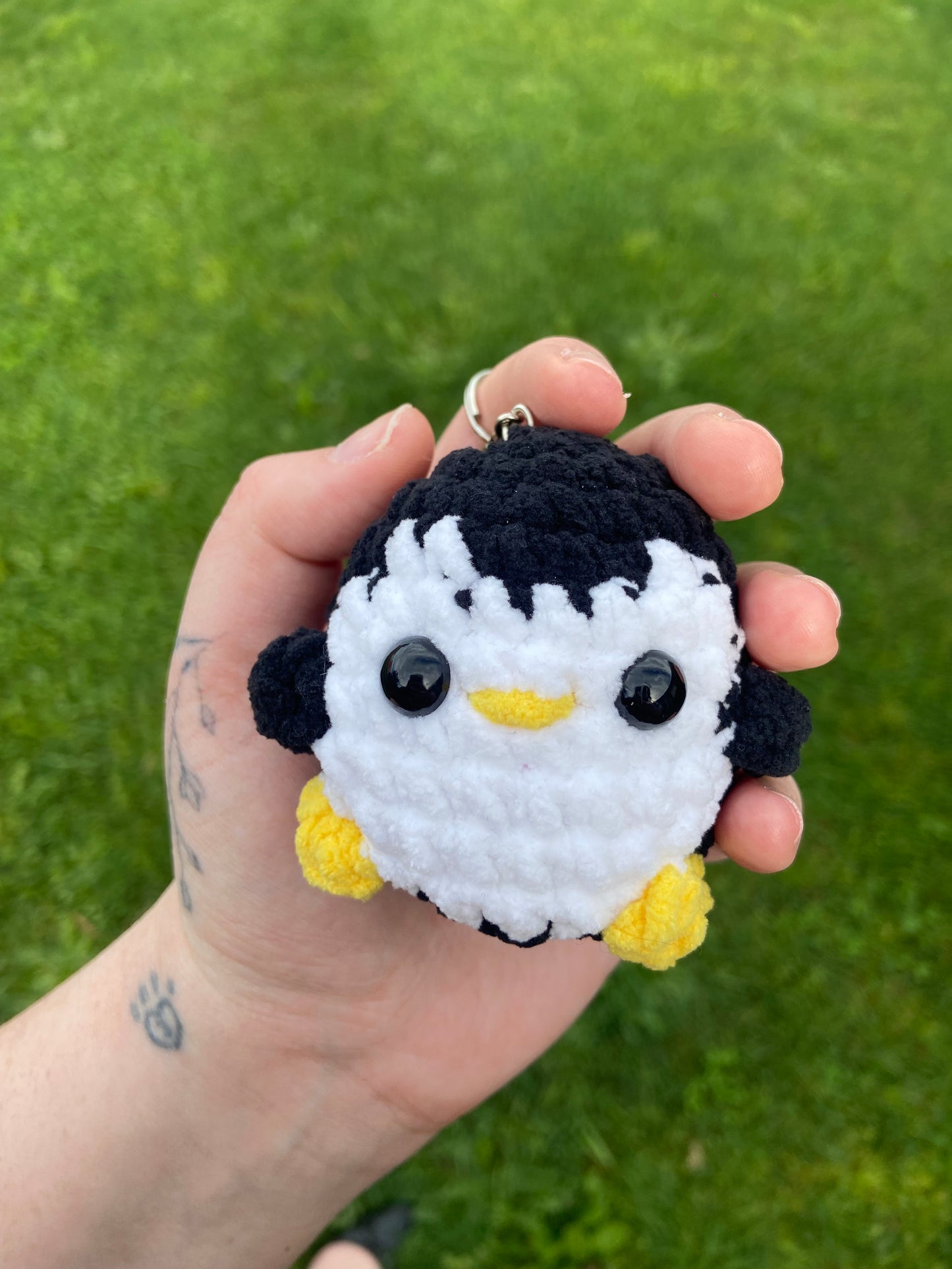 Black Penguin Keychain