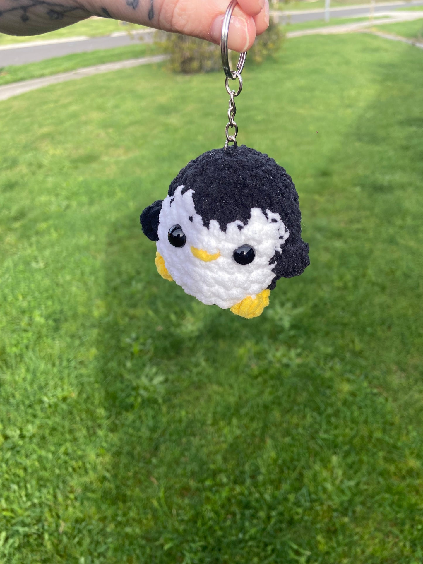 Black Penguin Keychain