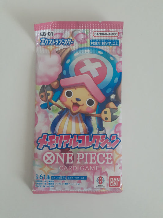 One Piece Trading Card Booster Pack - Memorial Collection Japanese