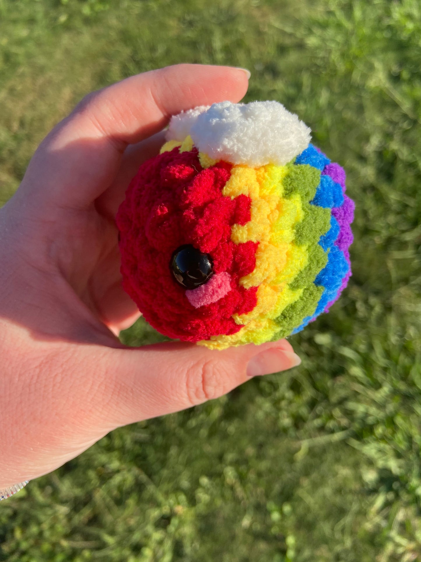 Mini Rainbow Pride Bee