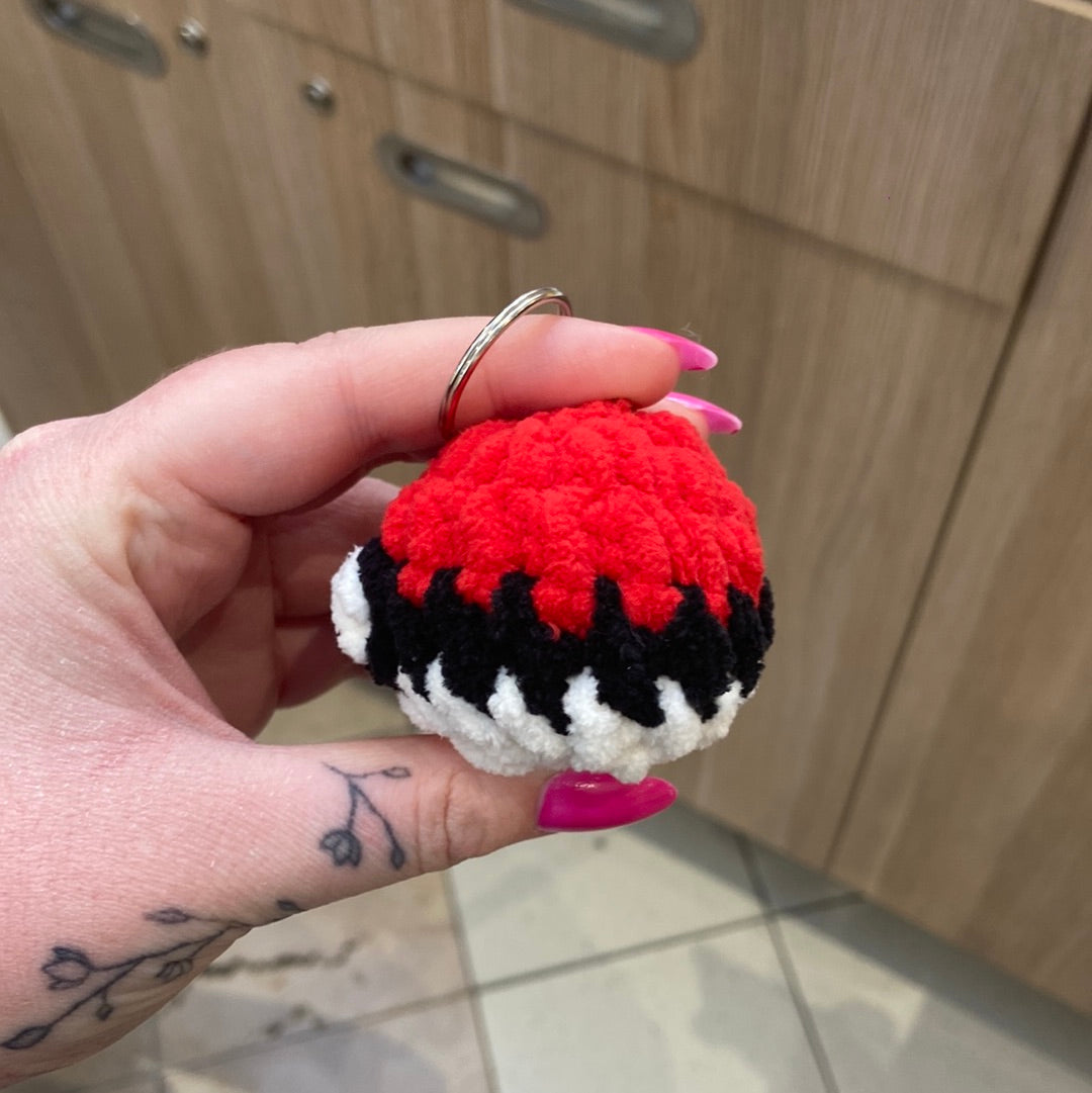 Pokeball keychain