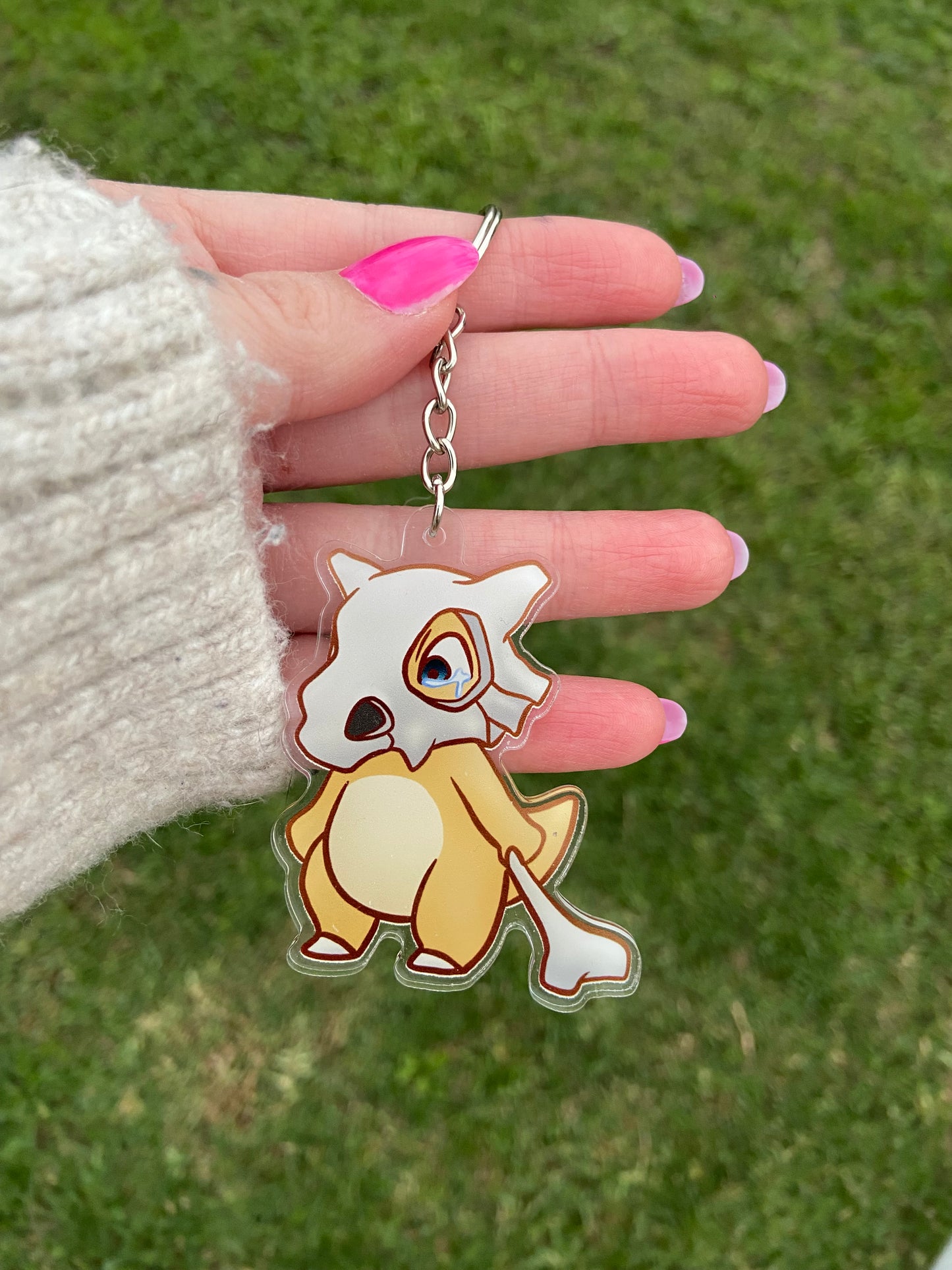 Cubone Original Artwork Keychain