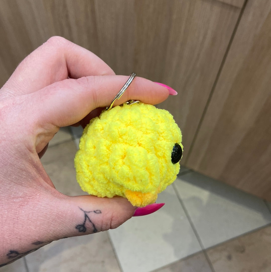 Yellow Chick Keychain Plushie