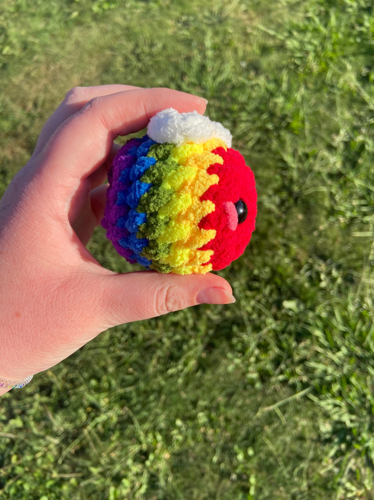 Mini Rainbow Pride Bee