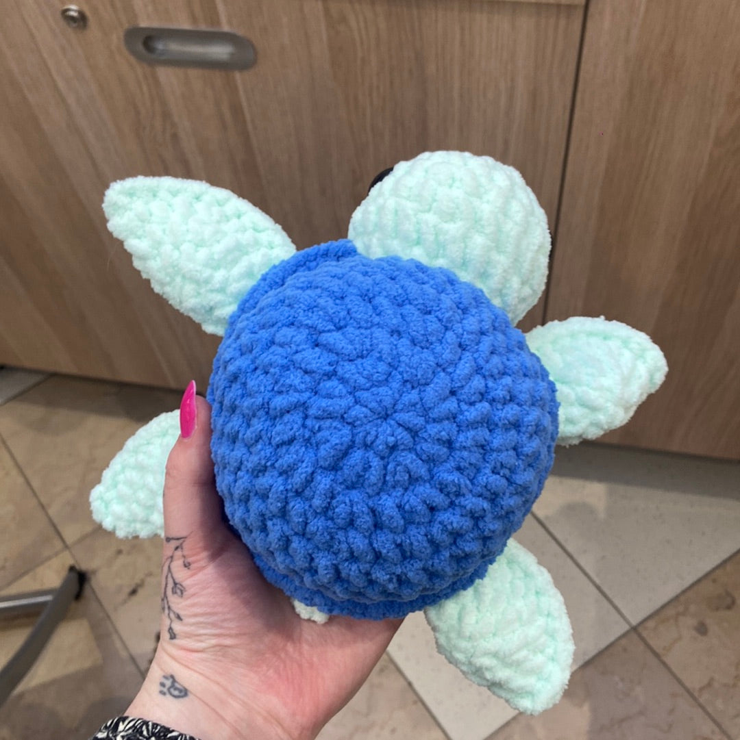 medium blue turtle