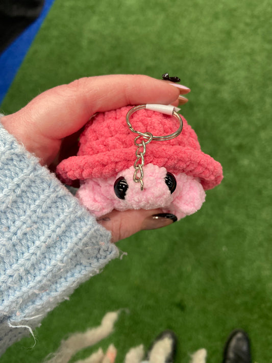 Pink Turtle keychain