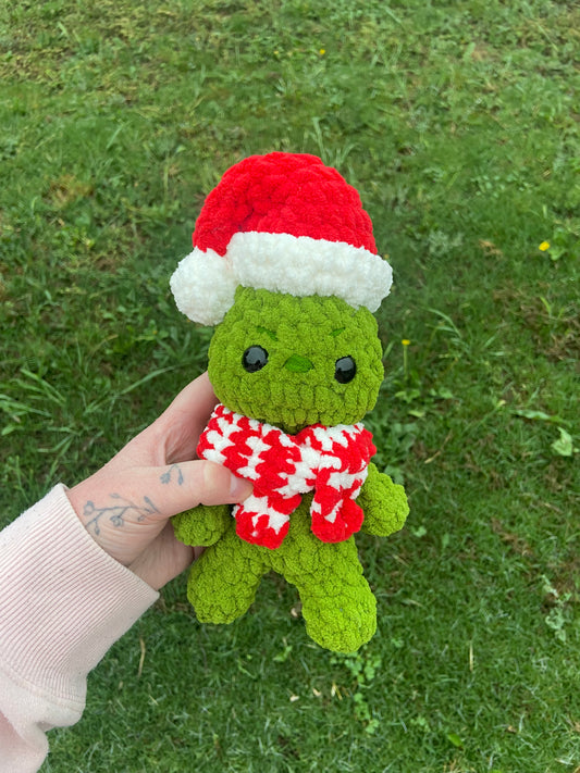 Grinch with Christmas Hat