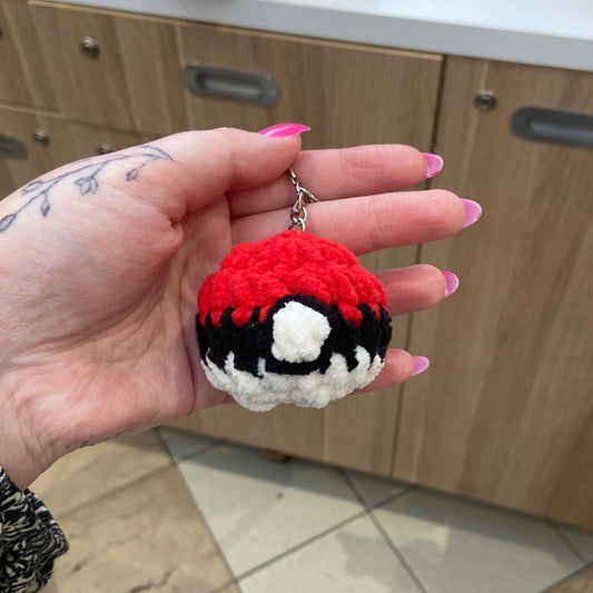 Pokeball keychain