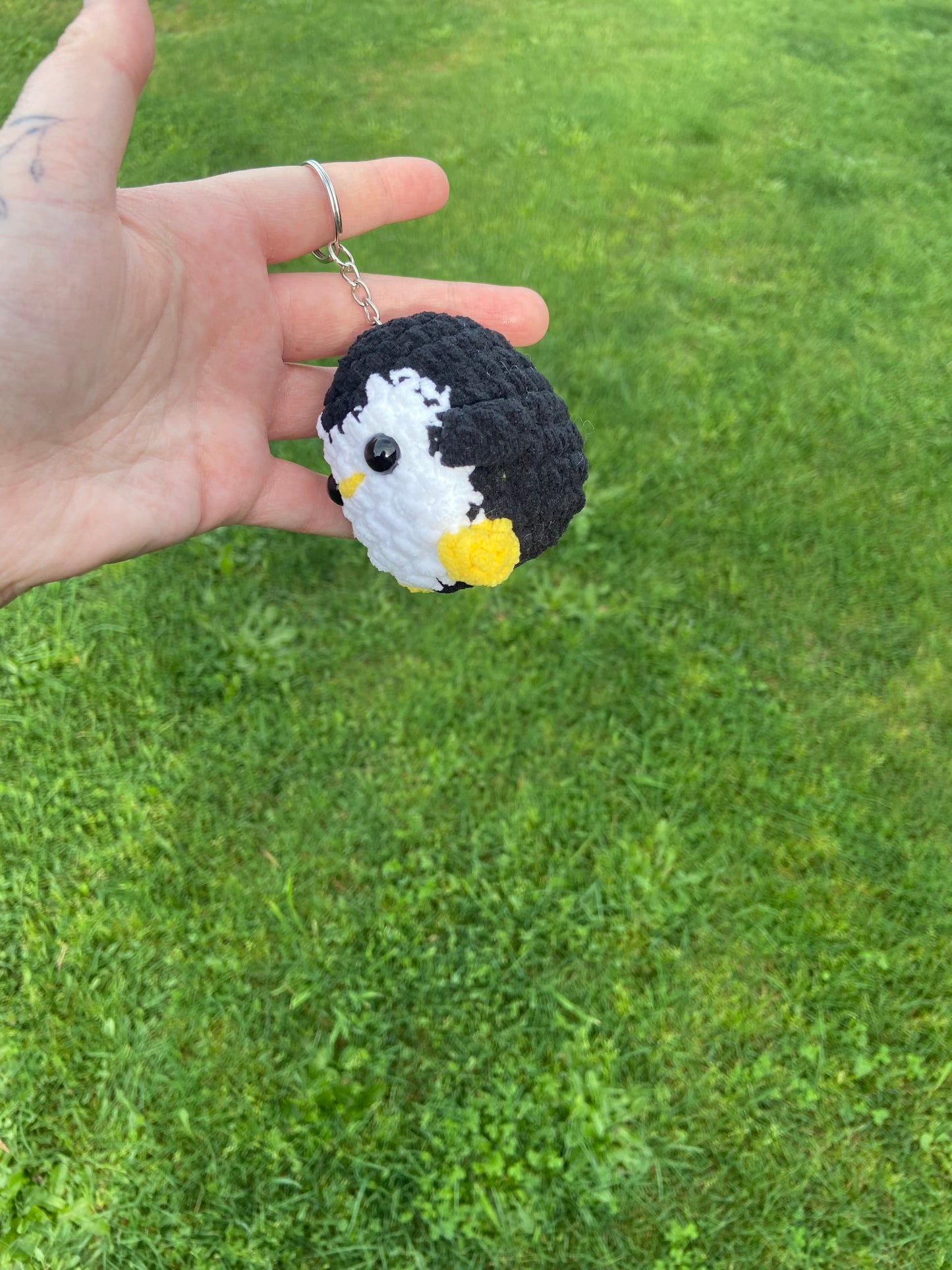 Black Penguin Keychain