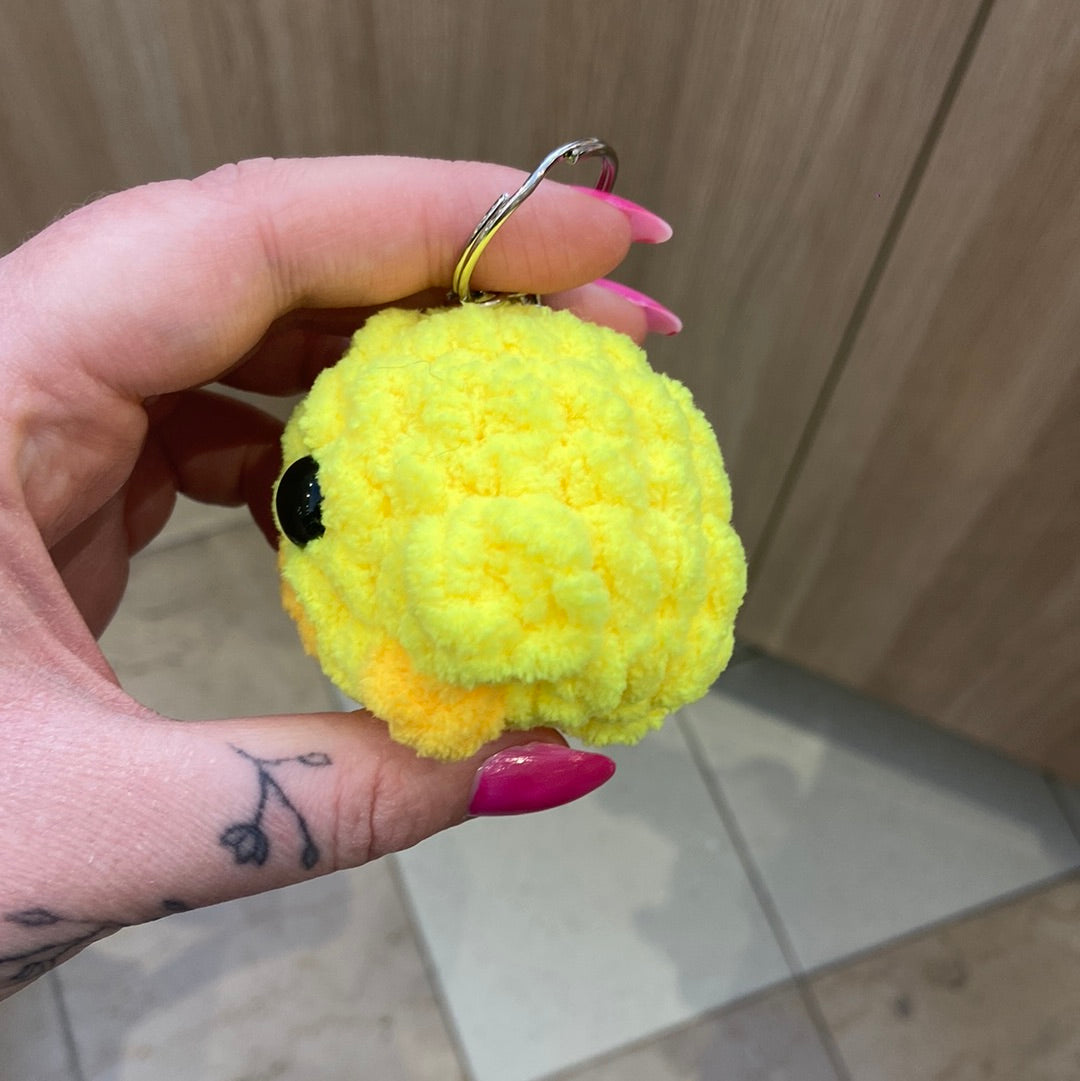 Yellow Chick Keychain Plushie