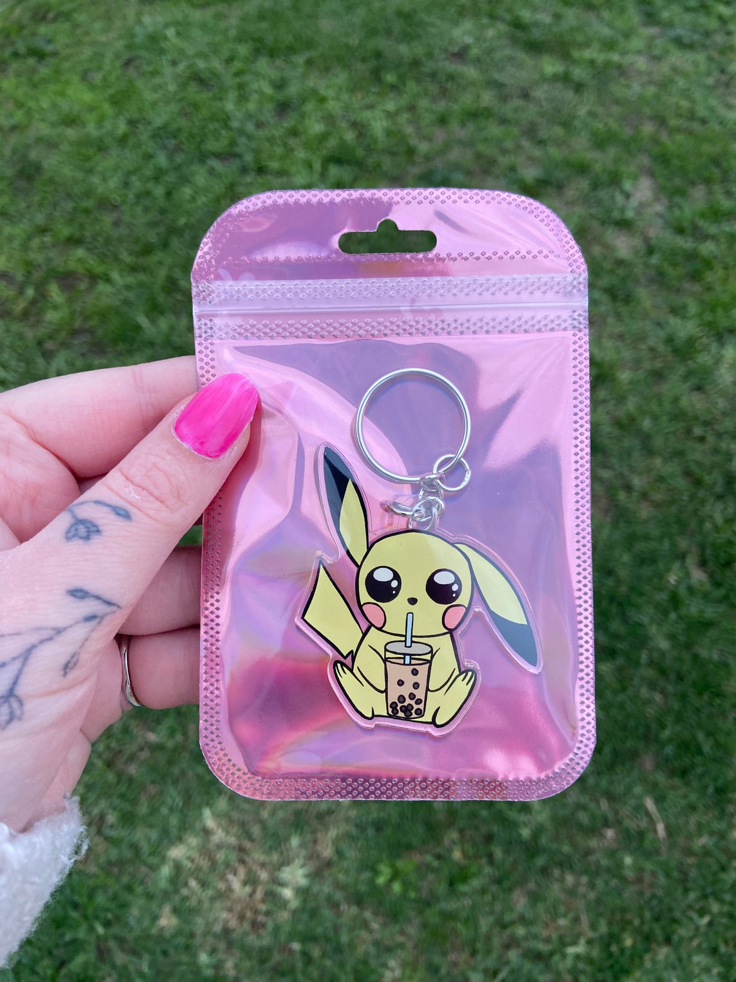 Pikachu Original Artwork Keychain