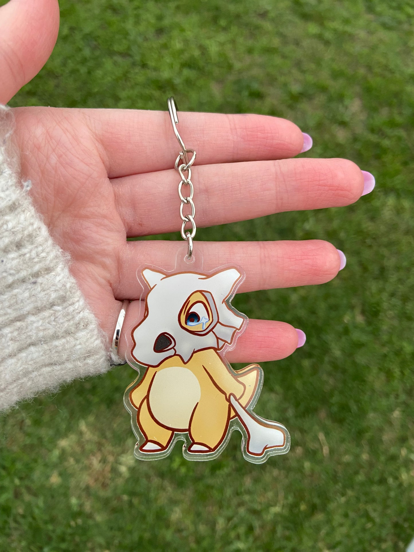 Cubone Original Artwork Keychain