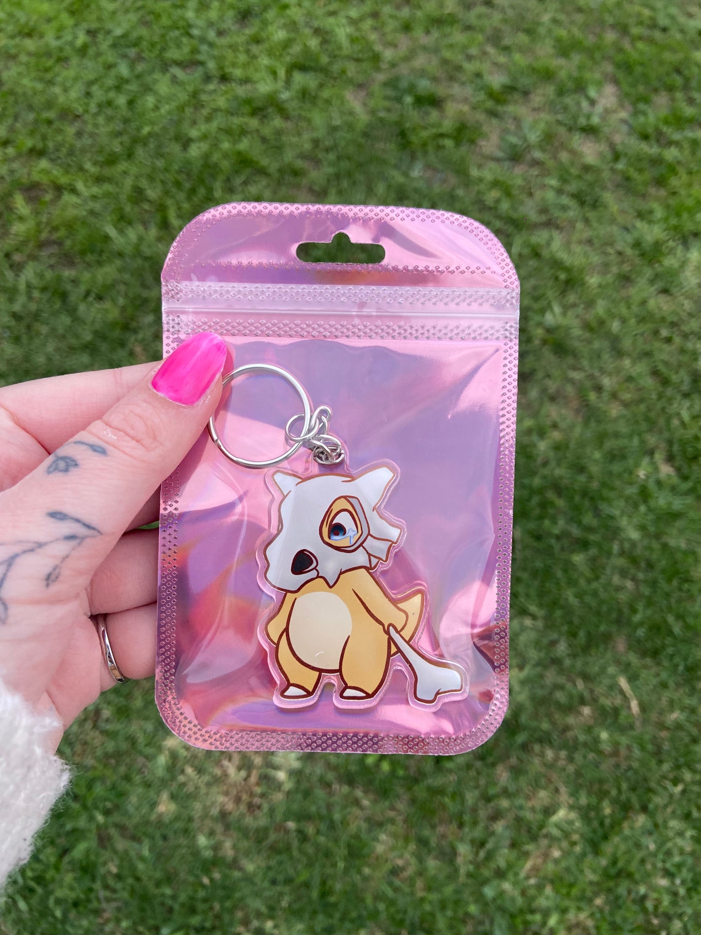 Cubone Original Artwork Keychain