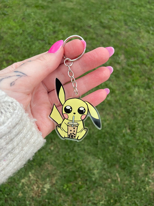 Pikachu Original Artwork Keychain